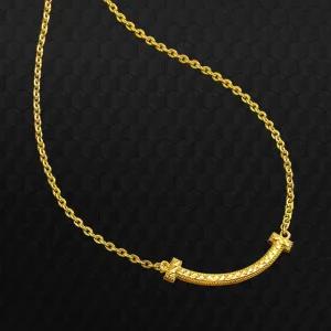 153골드 [최신]24K 순금 GL 1672N 브랜드스타일 스마일 목걸이 11.25g (3돈)-기타중량및 제품은 판매자 검색