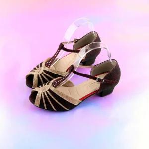 슈띠끄 수제 여성 댄스화 라틴 라인 댄스 슈즈 신발 구두 사교 스포츠 방송SWD402-3