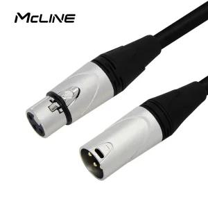 맥라인 MC-HA16 캐논 XLR 숫-암 1m  마이크 앰프 믹서 스피커 연결 연장선 음향 밸런스 오디오케이블