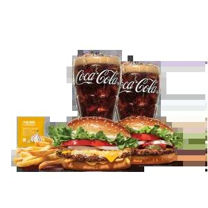 버거킹 콰치와퍼주니어+와퍼주니어+코카콜라(R)+코카콜라(R)+쉐이킹프라이구운갈릭