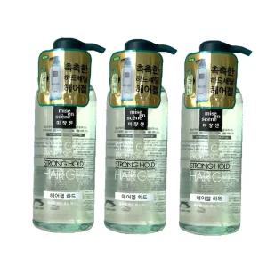 웨트헤어 3개 젖은머리 남성헤어젤 하드세팅 500ml 미쟝센 숏커트용 촉촉한