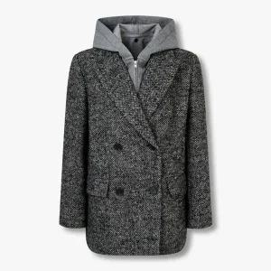 [롯데백화점]지컷 디태처블 후드 도니골 더블 자켓[7224410601]