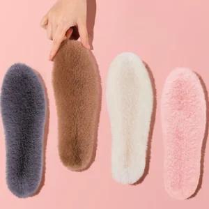 남녀공용 인조 토끼털 깔창 보온깔창 고급깔창 털깔창 깔창 남녀공용깔창