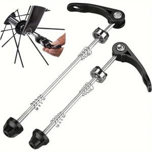 자전거 퀵 릴리즈 스커어 레버 고속 잠금식 앞바퀴 축 뒷바퀴 클램프 허브 알루미늄 합금 샤프트 마운트