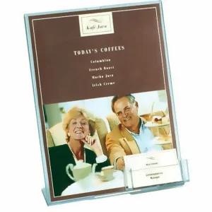 명함꽂이 겸용 L자형 A4 홍보물엽서꽂이 전시장 보판 안내데스크 가격표시판벽부착판 안내문 게시물 월프레