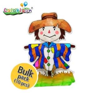 컬러룬 허수아비 10인 색칠 꾸미기 입체 풍선 컬러룬 허수아비 10인 색칠 꾸미기 입체 풍선
