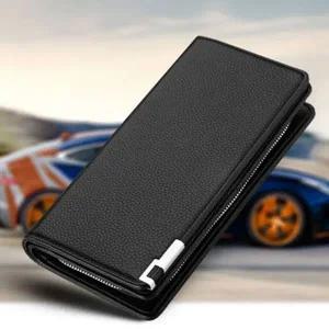 고급 손목끈 지퍼 남성용 신상 지갑 장지갑 파우치-WAEB612