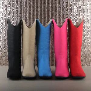 슈띠끄 수제 여성 댄스화 라인 댄스 부츠 사교 스포츠 방송 예쁜 스웨이드 SWD1403