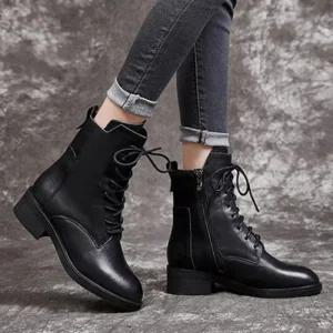 앵글 여성 방한부츠 가을앵클부츠 앵클부츠 4cm (49W4T)