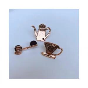 카페 브로치 브로찌 바리스타 커피용품 핀 (49JXY)