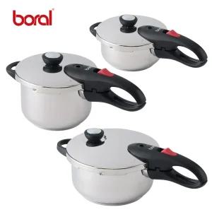 [리퍼상품] 보랄 IH 스텐 압력밥솥 하이라이트 인덕션 편수 2L/3L/4L