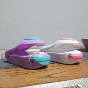 비닐밀봉기 가정용 매직 소형실링기 퍼플 미니실링기 매직 비닐밀봉기 가정용실링기