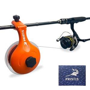 프리스티스 낚싯줄 와인더, 풀림 시스템이 있는 릴 스풀러, 손잡이 및 클램프가 스풀 홀더, 비틀림 방지 스풀링 스테이션, 미끼 주조 회전 릴을 위한 조절 가능한 다용도 액세서리