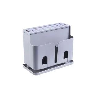 주방도구수납칸 스탠드꽂이 주방수납 그레이보관함 주방용품정리