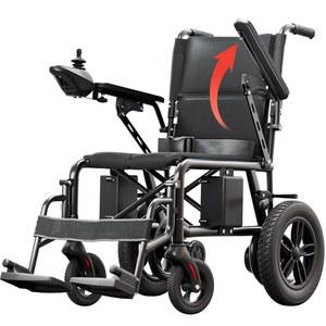 성인용 IQIRAF 전동 휠체어, 접이식 경량 휠체어 여행용 노인용 휴대용 모빌리티 스쿠터, 컴팩트 폴드