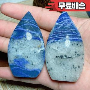 천연 크리스탈 블루 Aventurine 자유 형태 페인팅  원석 미네랄 에너지 가정 장식 방 선물 광석