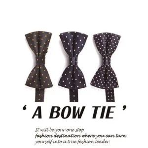 [콩심팥심]보타이 슬림 남자 오피스룩 패션 고급 면 리본 면접