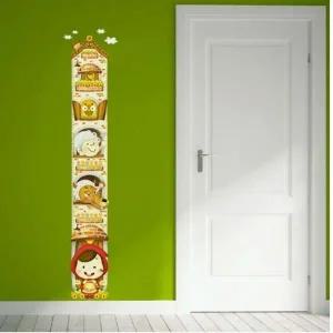 인테리어 아이방 포인트 키재기 스티커 동화 빨간모자 여아완구