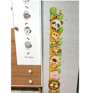 유아 아동방 포인트 벽 인테리어 키재기 스티커 동물 여아완구