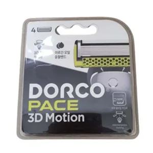 도루코 페이스 3D모션 면도날(4개입) 리필 교체용 7중날 PACE 벌집모양