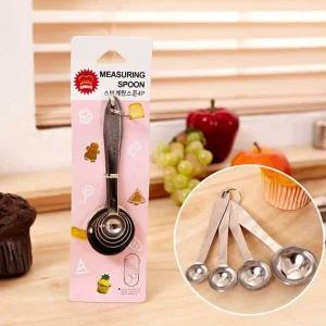 스텐계량스푼 계량용스푼 계량숟가락 제과 제빵 4개