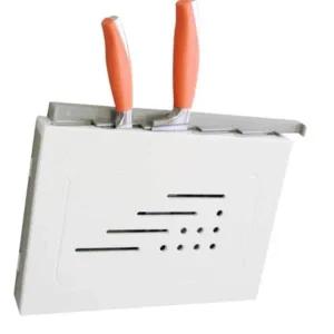 안전형 칼꽂이 싱크대 보관함 문부착 주방 정리함 칼 수납함