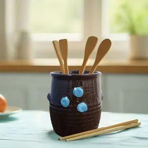 수저 보관 항아리 주방 정리함 디자인 스토리지 공방 소품 저장용기