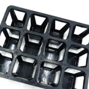 사각 화분 정리 트레이 12구 플라스틱 식물 바구니 배수 구멍 활동