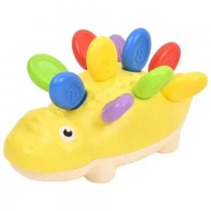 [골드스마일]스파이크 퍼즐 끼우기 공룡 노랑 hlx206a y 열쇠 모양