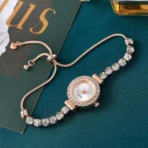 [골드스마일]손목시계 클로에 여성 화이트 시계 손목시계