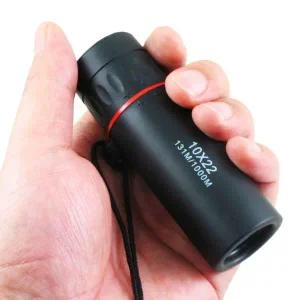 휴대용 고성능 단망경 10x22 경량 망원경 캠핑망원경 미니망원경