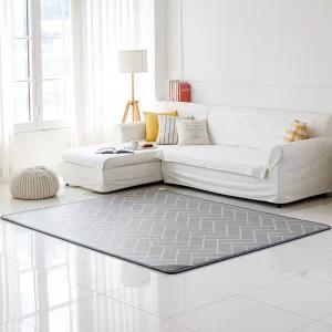 한일의료기 천년의아침 헤링본 온수장판 매트 카페트