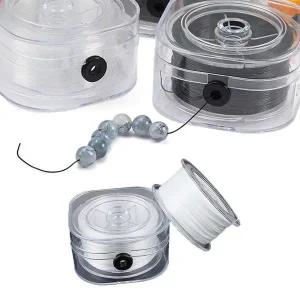 비즈아트 90M 대용량 고탄성 스판덱스 줄 0.8mm 2종