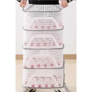 사각 생선 말리는 망 야채 곶감말리기 보관 이중 행거 30x40cm 2단