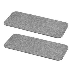 패티킬 펠트 베이스 셰이퍼 12x5 인치, 가방 바닥 패드 지갑 라이너 보드 2개 삽입 핸드백 토트 크로스바디 백팩, 그레이