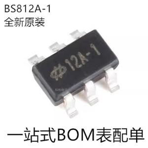100pcs/BS812A-1 실크 스크린 12A-1 SOT23-6 듀얼 버튼 용량 성 터치 감지 칩 IC