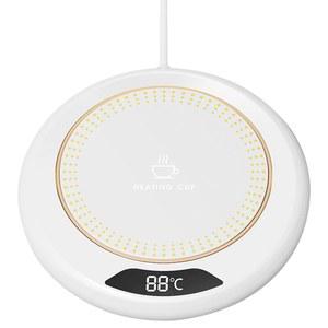 전기열풍기 커피 머그잔 따뜻한 자동 차단 책상 머그잔 따뜻한 전기 우유 따뜻한 온도 조절기 코스터 여행 사무실 사용