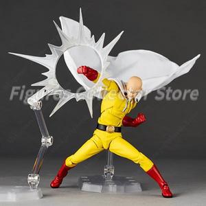 액션 피규어재고 있음 KAIYODO 놀라운 야마구치 Revoltech 원펀치맨 사이타마 액션 피규어 장난감 모델 선