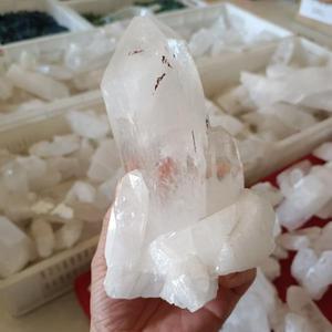 수정탄AAA + 천연 화이트 크리스탈 광석 탑 기둥, 석영 표본, 레이키 치료, 홈 탈자 장식, 명상 보석 선물