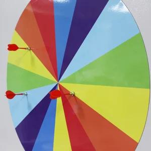 원형 고무자석 다트판 행사 칠판 점수게임 룰렛 보드