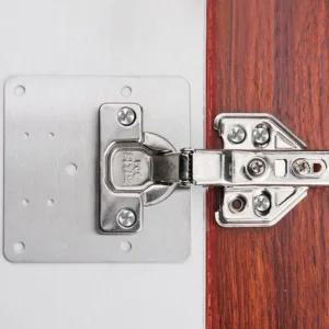 싱크대 문짝 수리 경첩 보강판 스텐평철 대형