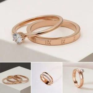 [골드스마일]써지컬 더블 캐주얼 링 반지 필수템 검지 패션 커플링