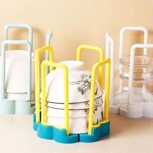 [골드스마일]식기 정리대 후라이팬 수납 그릇 정리함 크기조절