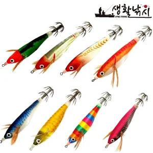 문어 수평에기 한치 쭈꾸미 오징어 애기 에기 낚시용품 생활낚시 문어채비