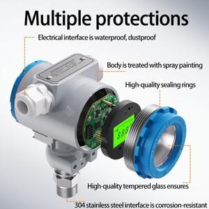 M20×1.5 스레드 Ex 증거 오일 가스 물 공기 압력 4-20mA RS485 0-10V 0-5V 출력 압력 트랜스미터