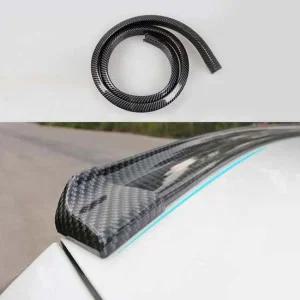 리어스포일러 - 카본블랙_4.5CM / 루프스포일러 에어댐 글라스윙 루프 에어로파즈 립스포일러