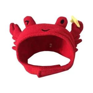 [콩심팥심]댕댕이 애견 햇 꽃게모자 펫 강아지 핵인싸템 귀여운