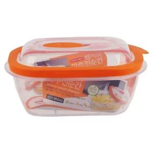 [골드스마일]렌지와 마주친순간 렌지 용기 직사각 오렌지 900ml