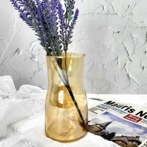 [골드스마일]화병 유리 인테리어 칼라 꽃병 브라운