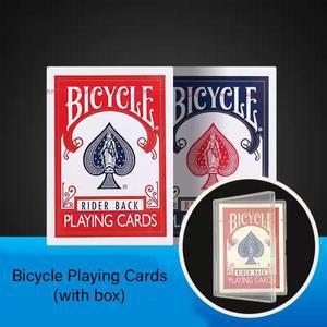 자전거 라이더 백 카드 놀이 마술 트릭 포커 Magia 레드 블루 스트리트 환상 특수 효과 정신주의 소품